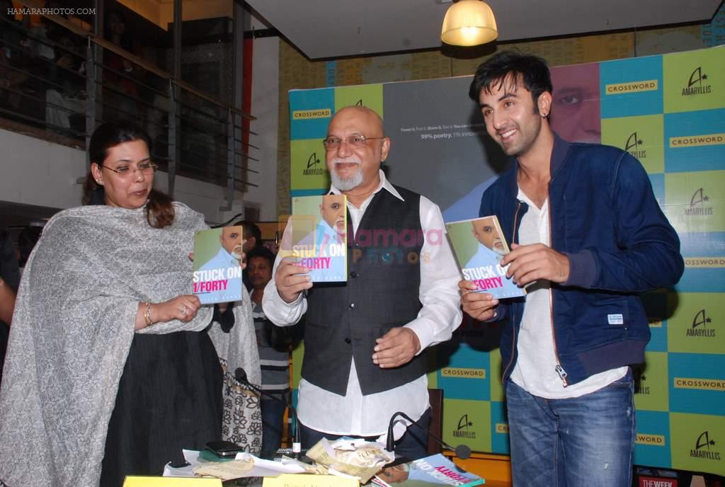 Ranbir Kapoor,Pritish Nandy at Pritish Nandy's book launch in Crossword, Kemps Corner on 21st  July 2012