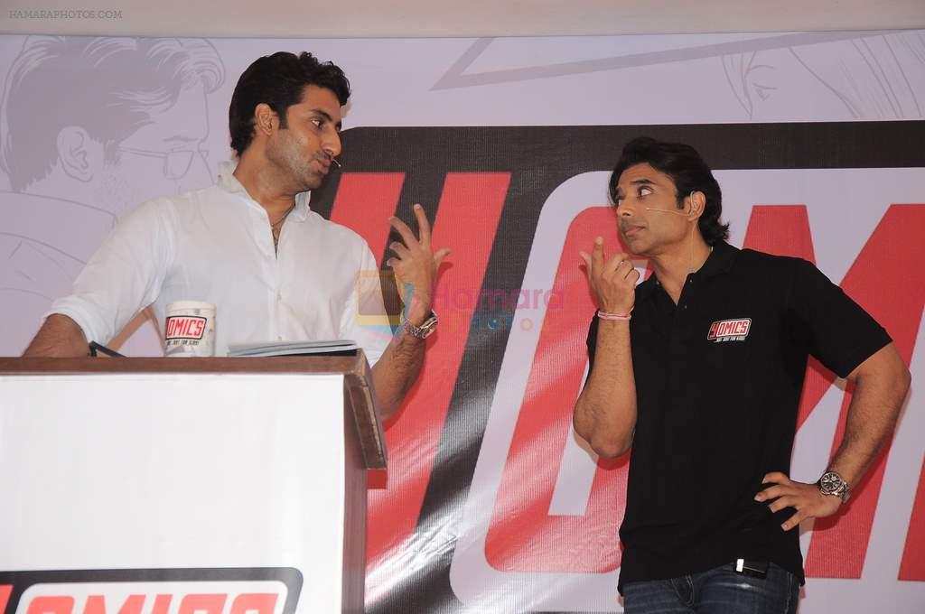 Abhishek Bachchan, Uday Chopra launches yomics in Yashraj on 24th July 2012