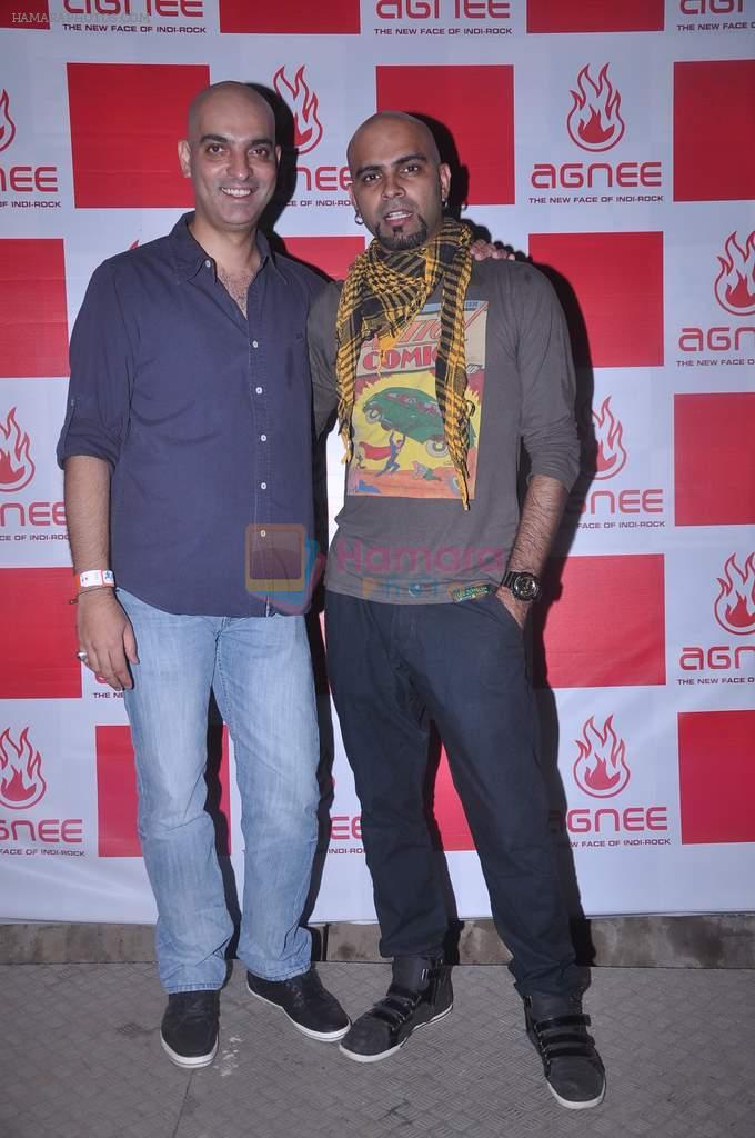 Raghu Ram, Abbas Tyrewala at Agnee's Bollywood debut gig in Blue Frog on 24th July 2012