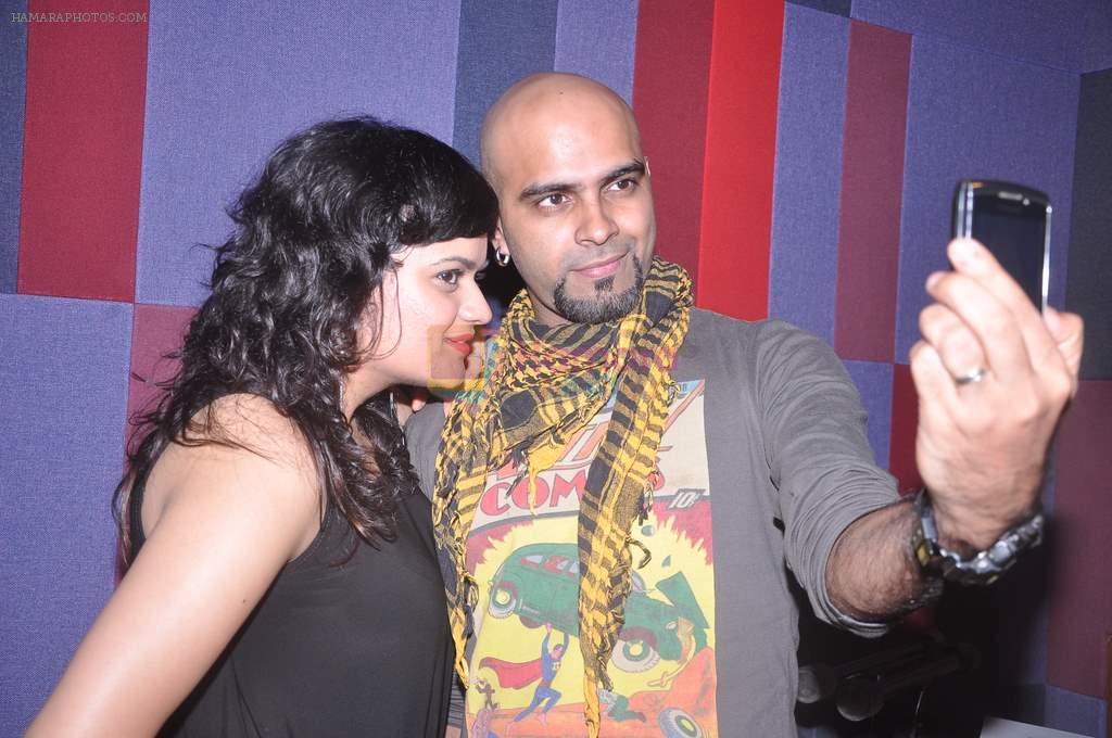 Aditi Singh Sharma, Raghu Ram  at Agnee's Bollywood debut gig in Blue Frog on 24th July 2012