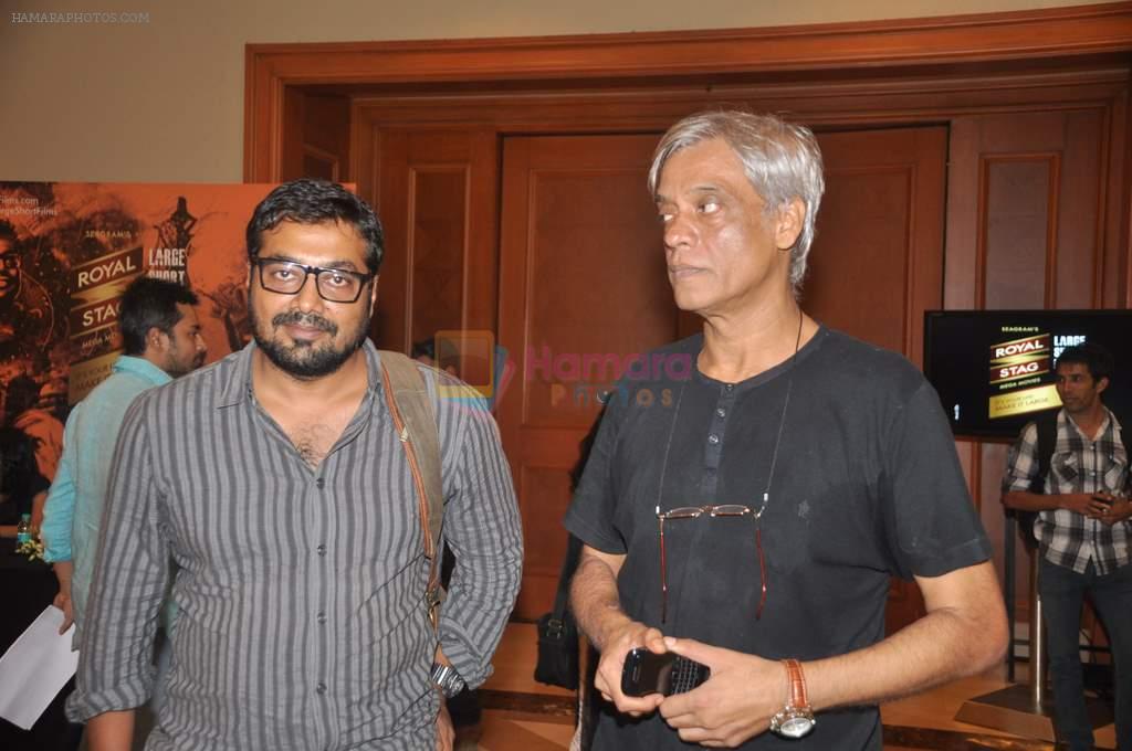 Sudhir Mishra,Anurag Kashyap at the Press conference of Large short films in J W Marriott on 29th July 2012