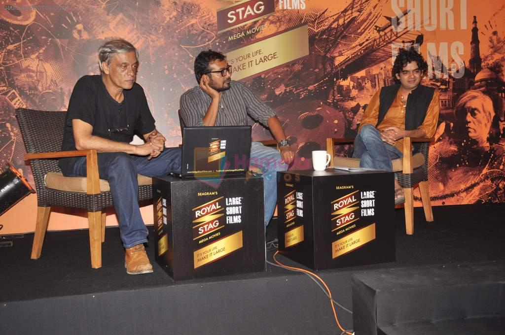 Sudhir Mishra,Anurag Kashyap at the Press conference of Large short films in J W Marriott on 29th July 2012