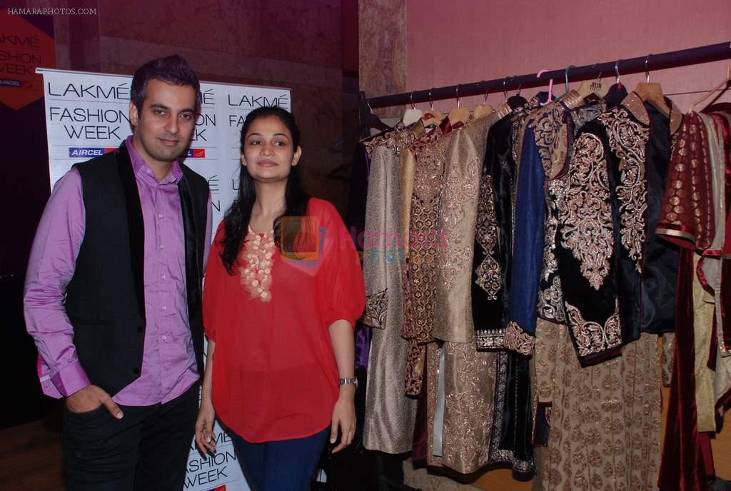 at Lakme Fashion week fittings on 31st July 2012