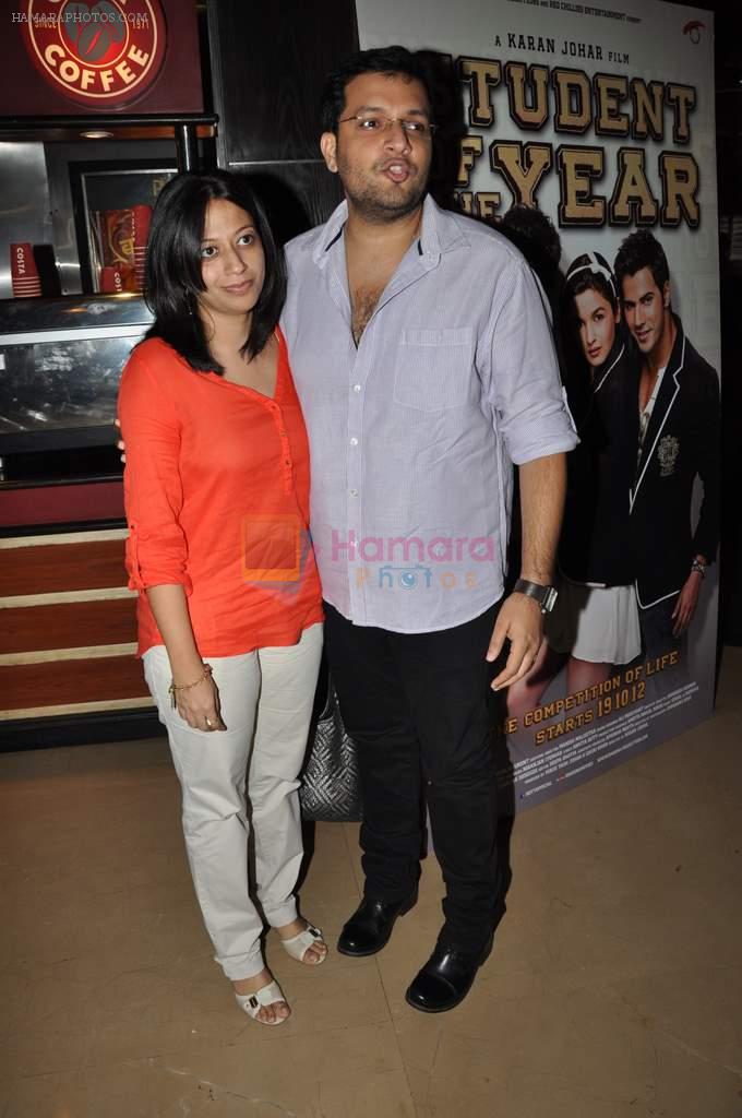 Karan Malhotra at Student of the Year first look in PVR on 2nd Aug 2012