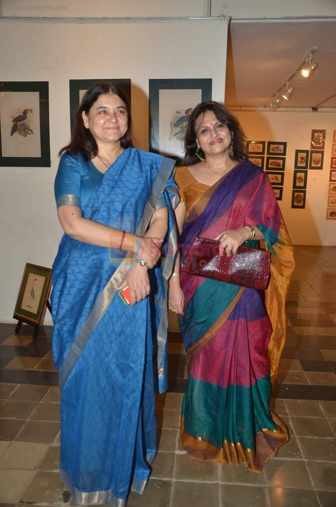 maneka gandhi,Ananya Banerjee at antique Lithographs charity event hosted by Gallery Art N Soul in Prince of Whales Musuem on 3rd Aug 2012