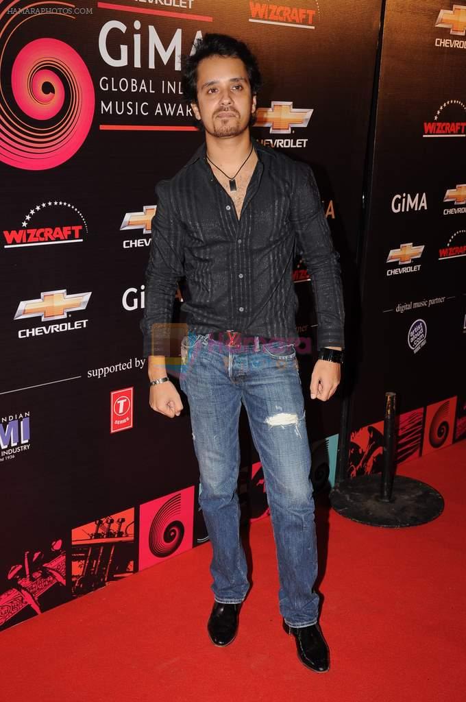 Raghav Sachar at Global Indian Music Awards Red Carpet in J W Marriott,Mumbai on 8th Aug 2012