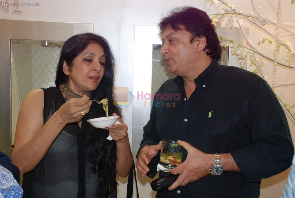 Bhagyashree, Neena Gupta at Varuna Jani store in Bandra,Mumbai on 10th Aug 2012