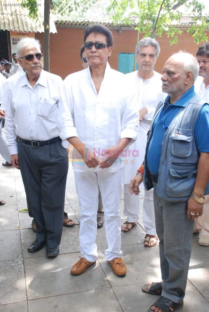 Danny Denzongpa at Ashok Mehta's funeral in Mumbai on 17th Aug 2012