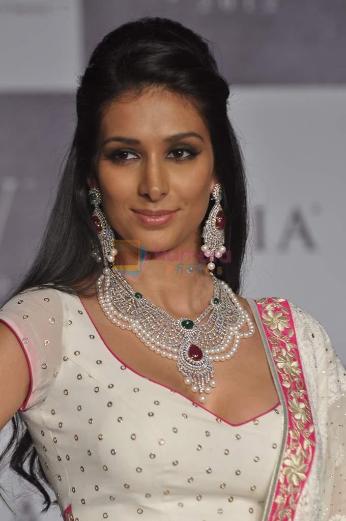 preeti Desai walks the ramp for  International Gemological Institute Show at IIJW Day 3 on 21st Aug 2012