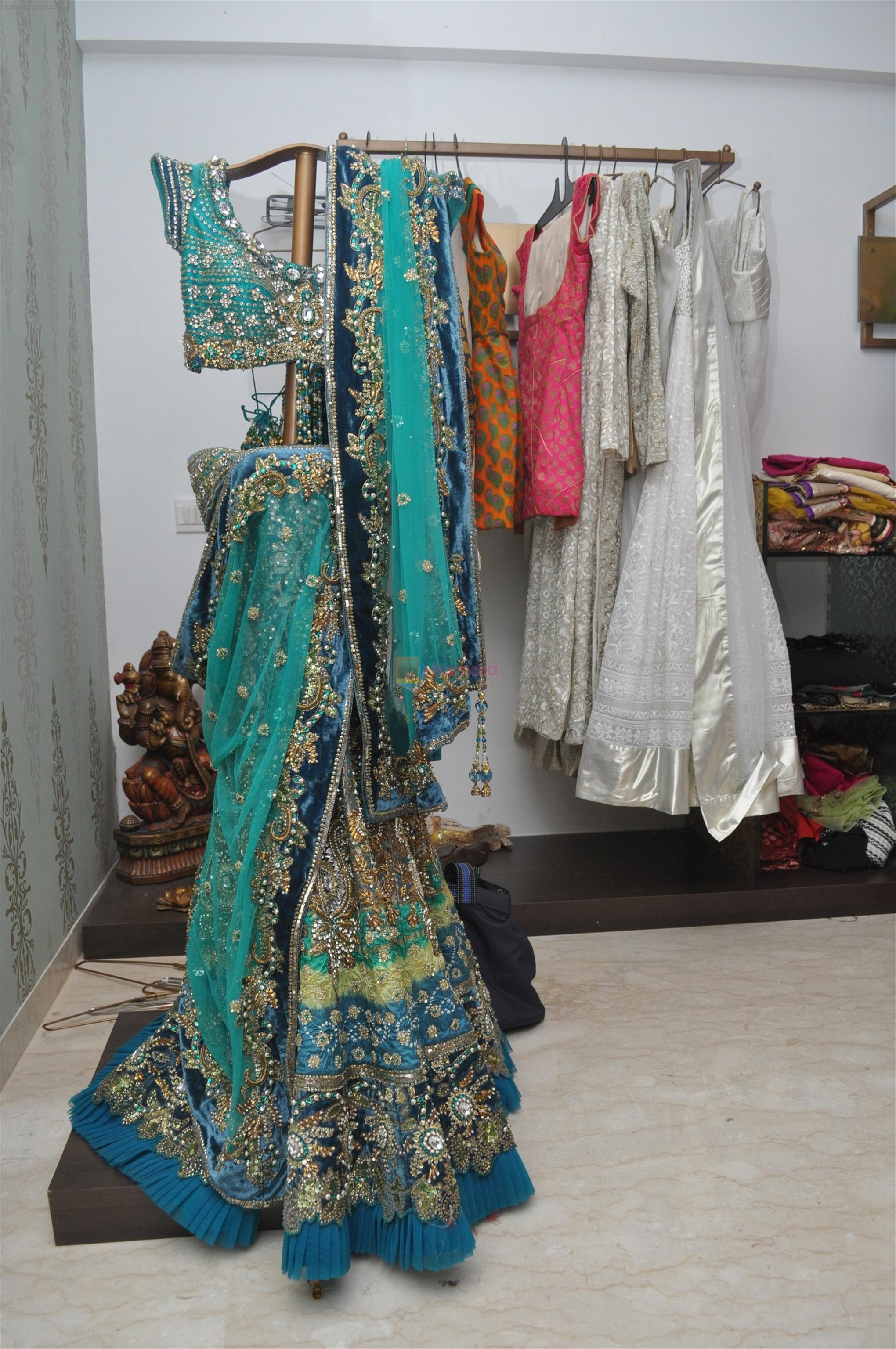 Model at Amy Billimoria's fittings of the models for her upcoming show sparkiling desires forever