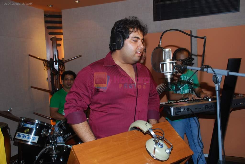 Vipul Mehta at the Recording of Indian Idol The Fabulous Four in Mumbai on 24 August 2012