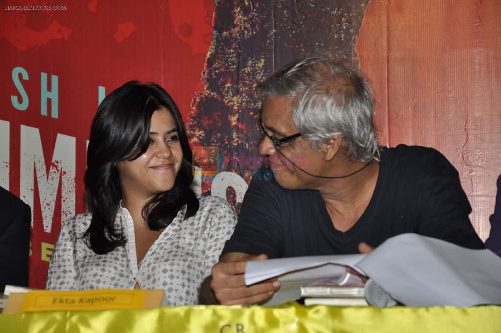 Ekta Kapoor, Sudhir Mishra at Piyush Jha's Mumbaistan book in Malad, Mumbai on 6th Sept 2012
