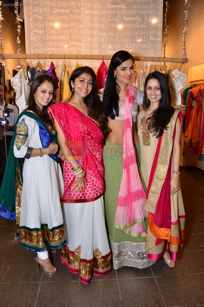 Nathalia Kaur at Nee & Oink launch their festive kidswear collection at the Autumn Tea Party at Chamomile in Palladium, Mumbai ON 11th Sept 2012