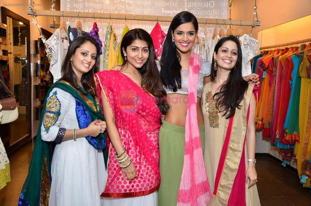 Nathalia Kaur at Nee & Oink launch their festive kidswear collection at the Autumn Tea Party at Chamomile in Palladium, Mumbai ON 11th Sept 2012