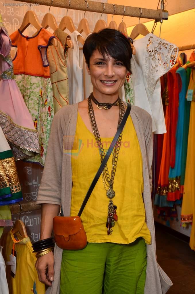 Adhuna Akhtar at Nee & Oink launch their festive kidswear collection at the Autumn Tea Party at Chamomile in Palladium, Mumbai ON 11th Sept 2012