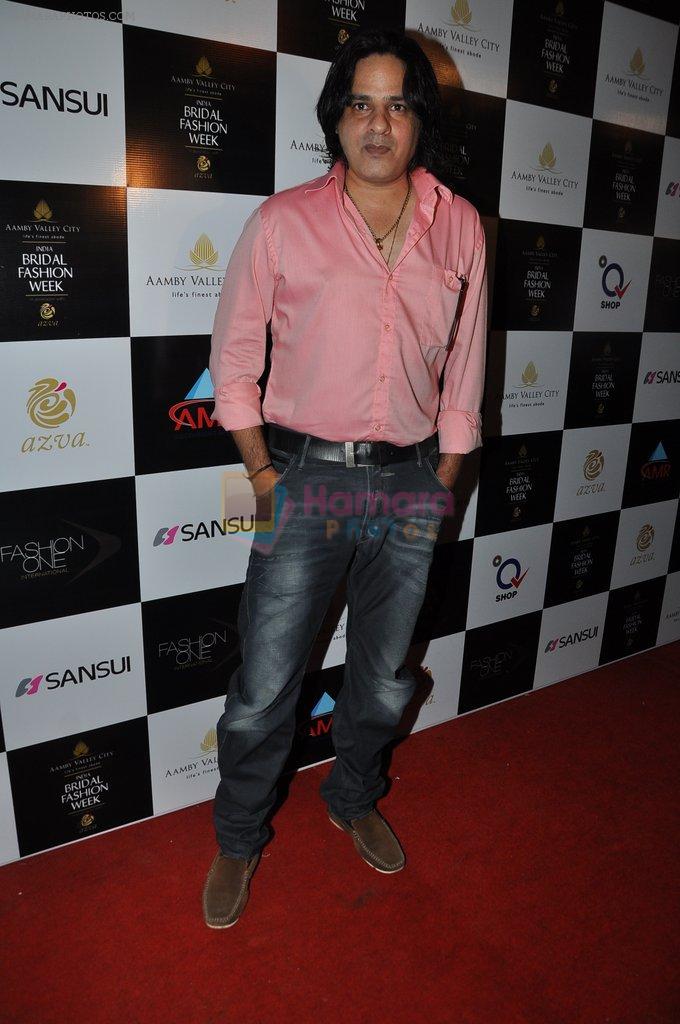 Rahul Roy at Tarun Tahiliani show on the opening day of the Aamby Valley India Bridal Fashion Week 2012 on 12th Sept 2012