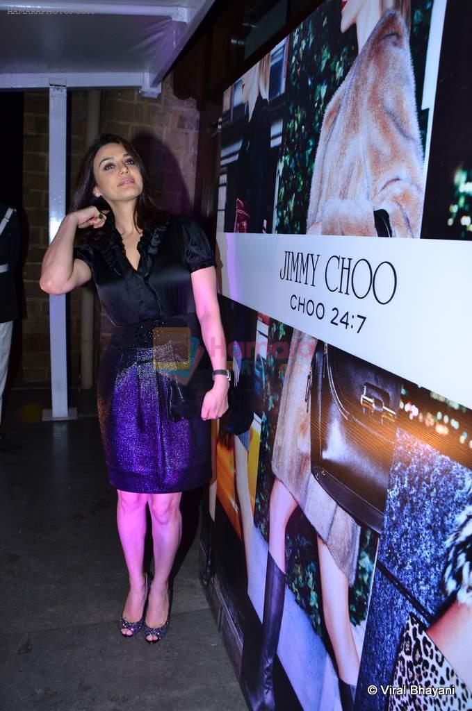 Preity Zinta at Jimmy Choo celebrates the opening of its 2nd boutique in Palladium, Mumbai on 12th Sept 2012