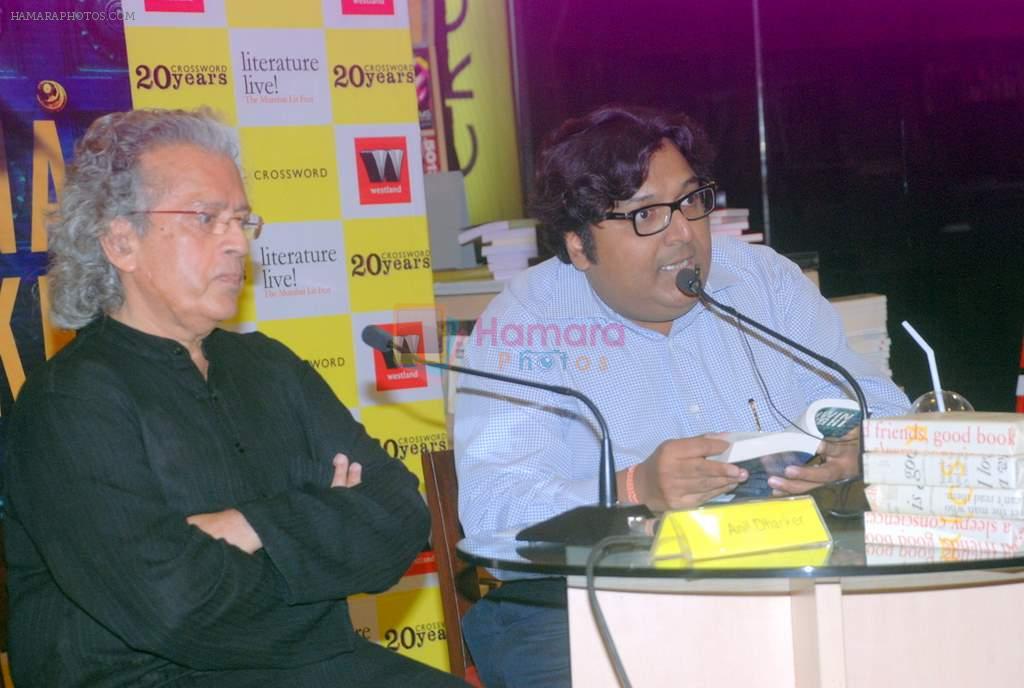 Anil Dharker at Ashwin Sanghi book launch in Crossword, Mumbai on 13th Sept 2012