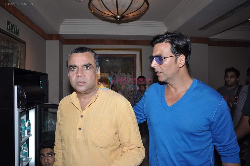 Akshay Kumar and Paresh Rawal snapped in J W Marriott, Mumbai on 14th Sept 2012