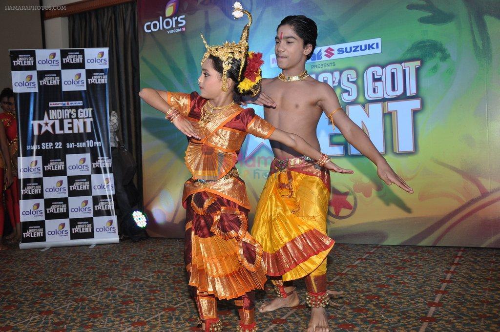 at India's Got Talent launch in J W Marriott, Mumbai on 14th Sept 2012
