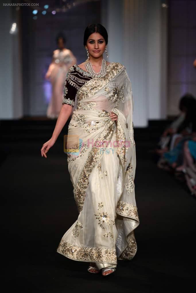 Model walk the ramp for Ashima leena show at Aamby Valley India Bridal Fashion Week 2012 in Mumbai on 14th Sept 2012