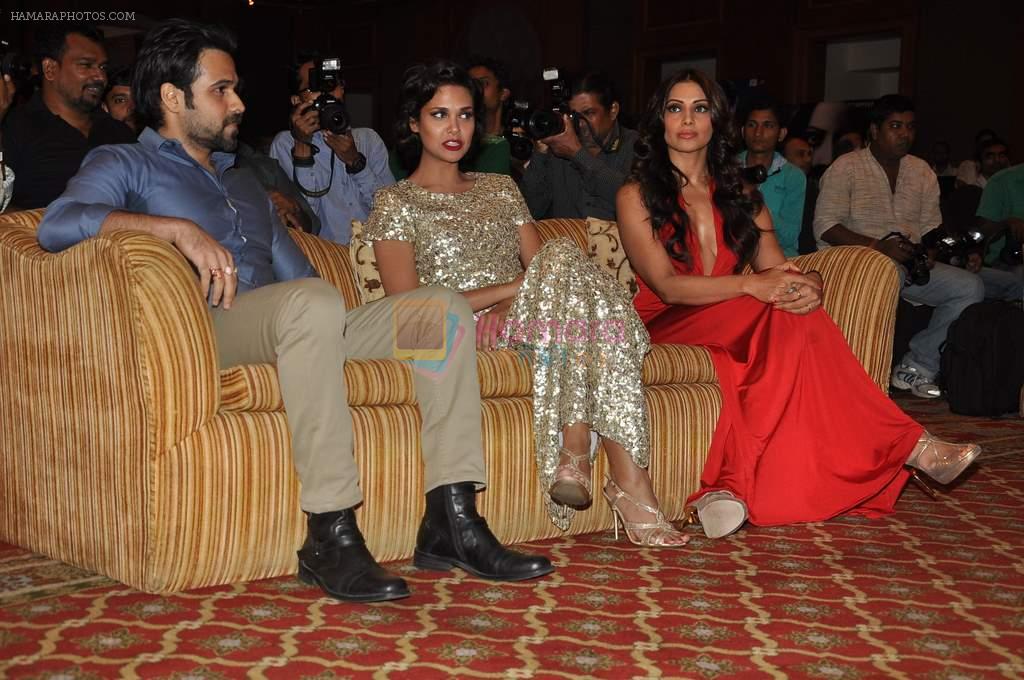 Bipasha Basu, Emraan Hashmi, Esha Gupta at RAAZ 3 success bash in J W Marriott, Mumbai on 15th Sept 2012