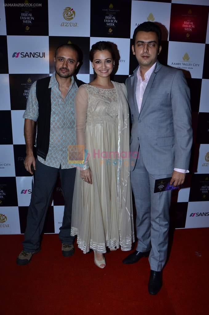 Dia Mirza on Day 4 at Aamby Valley India Bridal Fashion Week 2012 Day in Mumbai on 15th Sept 2012