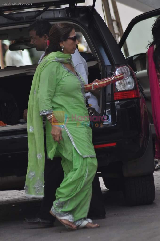 at the Ganpati celebrations in Salman Khan's house on 19th Sept 2012