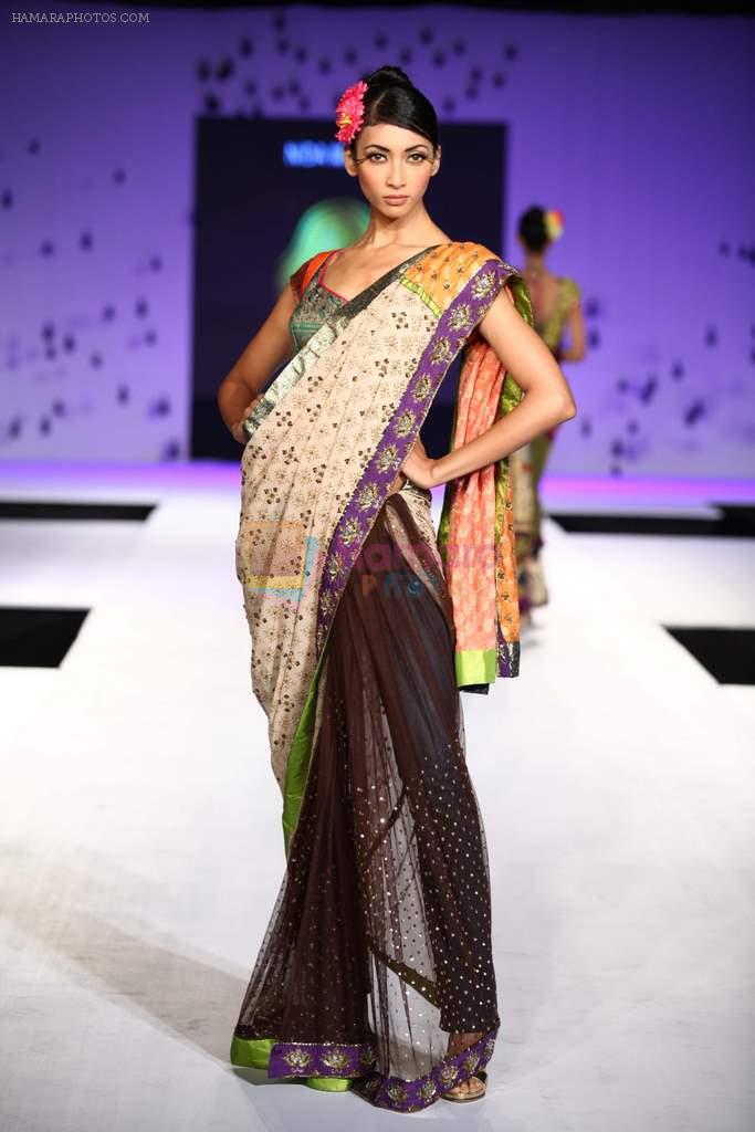 Model walk the ramp for Designer Nida Mahmood at Blenders Pride Fashion Tour Kolkata Day 1 on 22nd Sept 2012