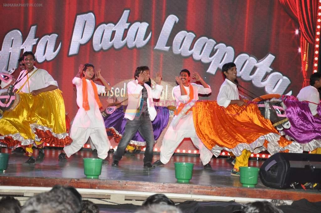 Rajpal Yadav  at the music launch of Ata Pata Laapata in Rangsharda on 22nd Sept 2012