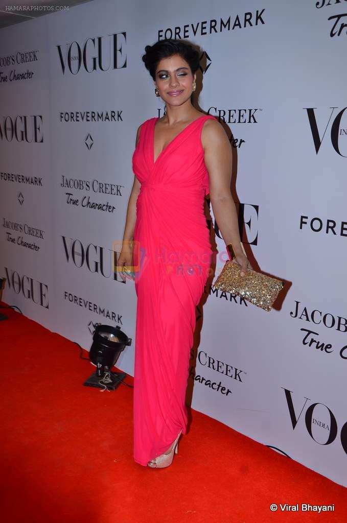Kajol at Vogue's 5th Anniversary bash in Trident, Mumbai on 22nd Sept 2012