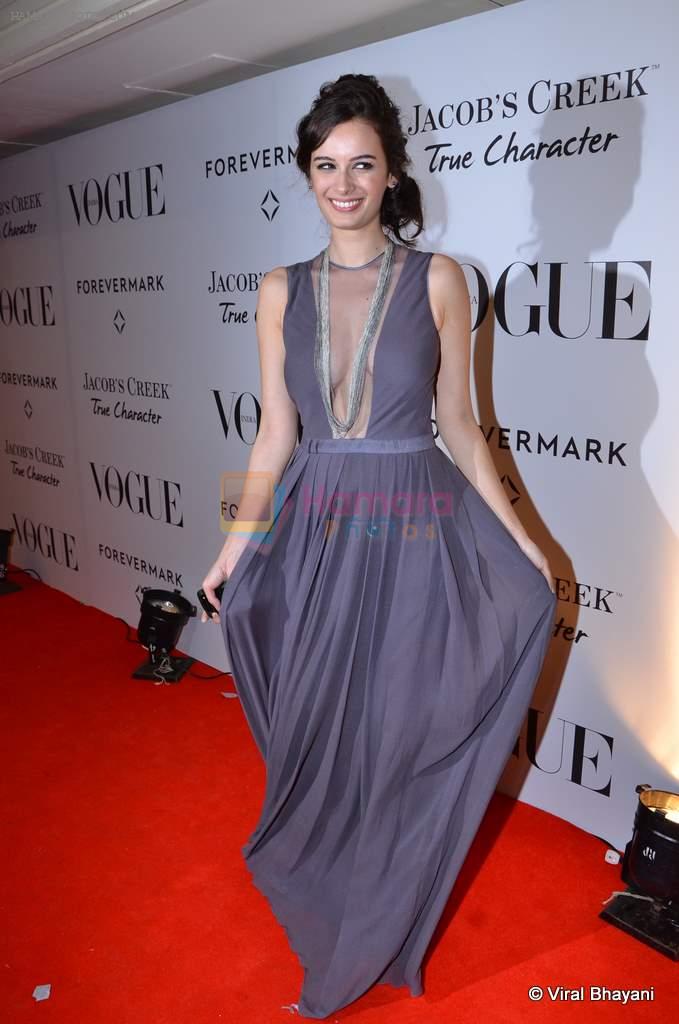 Evelyn Sharma at Vogue's 5th Anniversary bash in Trident, Mumbai on 22nd Sept 2012
