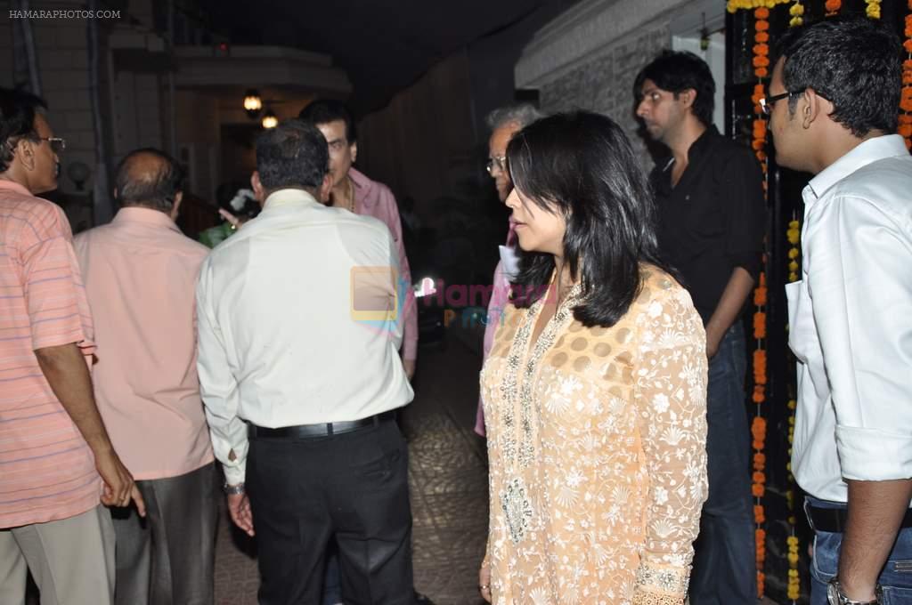 Ekta Kapoor at Jeetendra_a ganpati Visarjan on 23rd Sept 2012