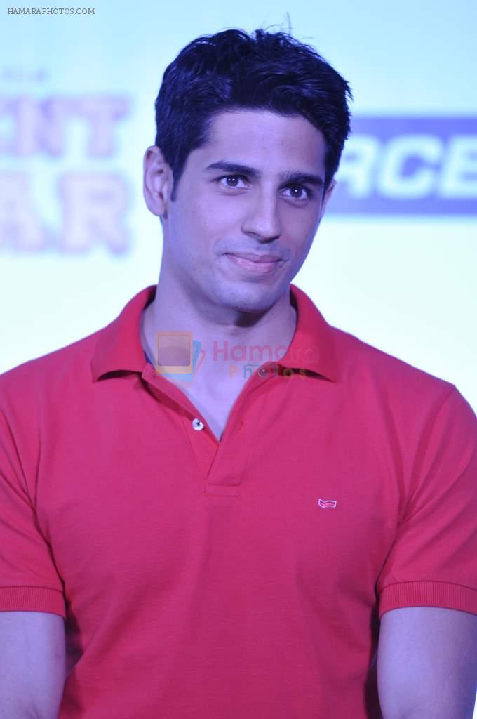 Siddharth Malhotra at Student of the year tie up with Aircel in Taj Hotel, Mumbai on 26th Sept 2012