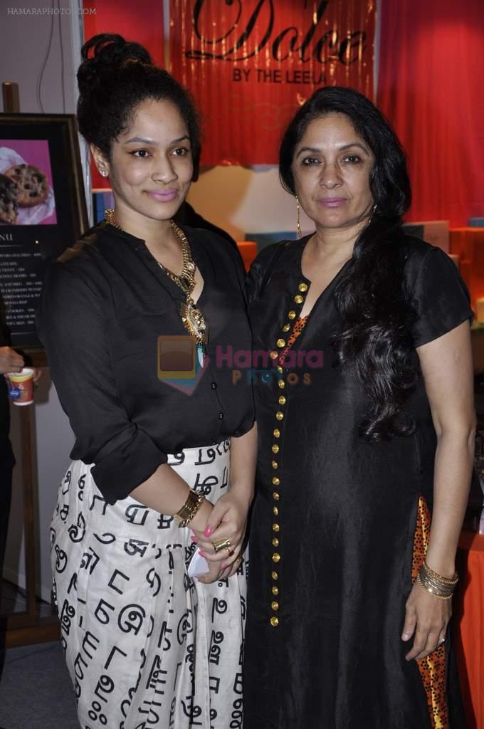 Masaba, Neena Gupta at Design One exhibition organised by Sahchari foundation in WTC, Mumbai on 26th Sept 2012