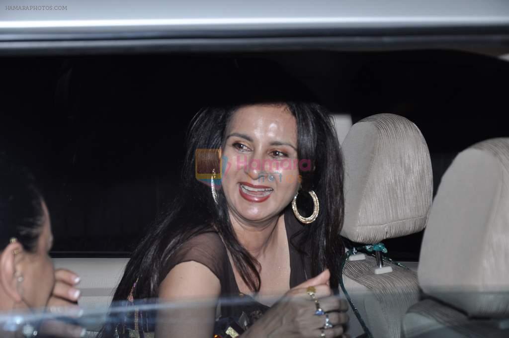 Poonam Dhillon at Yash Chopra's birthday in Juhu, Mumbai on 27th Sept 2012