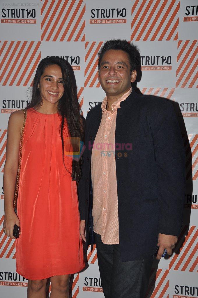Tara Sharma at the launch of Strut120.com in Cafe Zoe, Mumbai on 27th Sept 2012