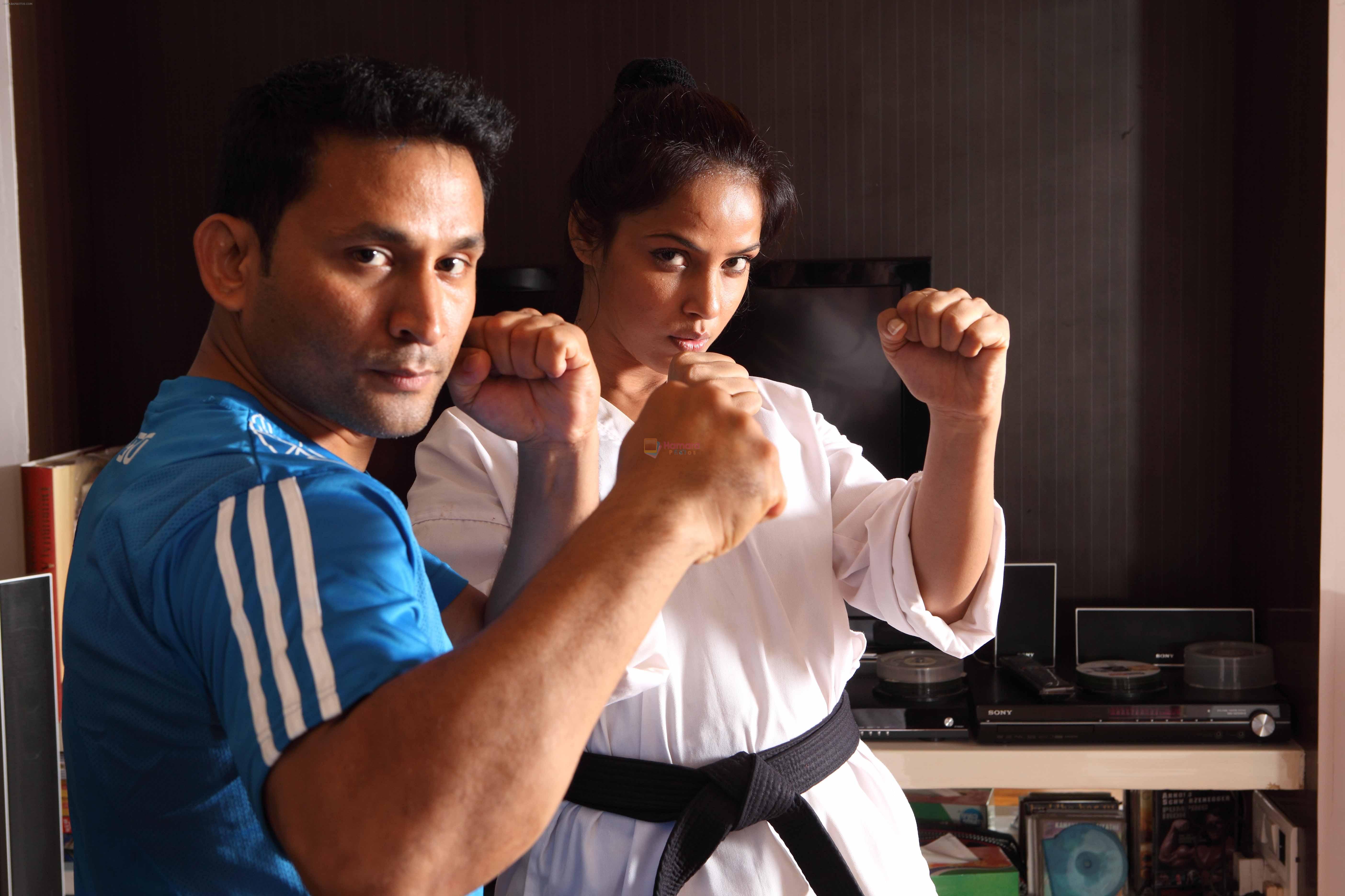 Neetu Chandra first Bollywood actor to get Taekwondo Second Dan Black Belt