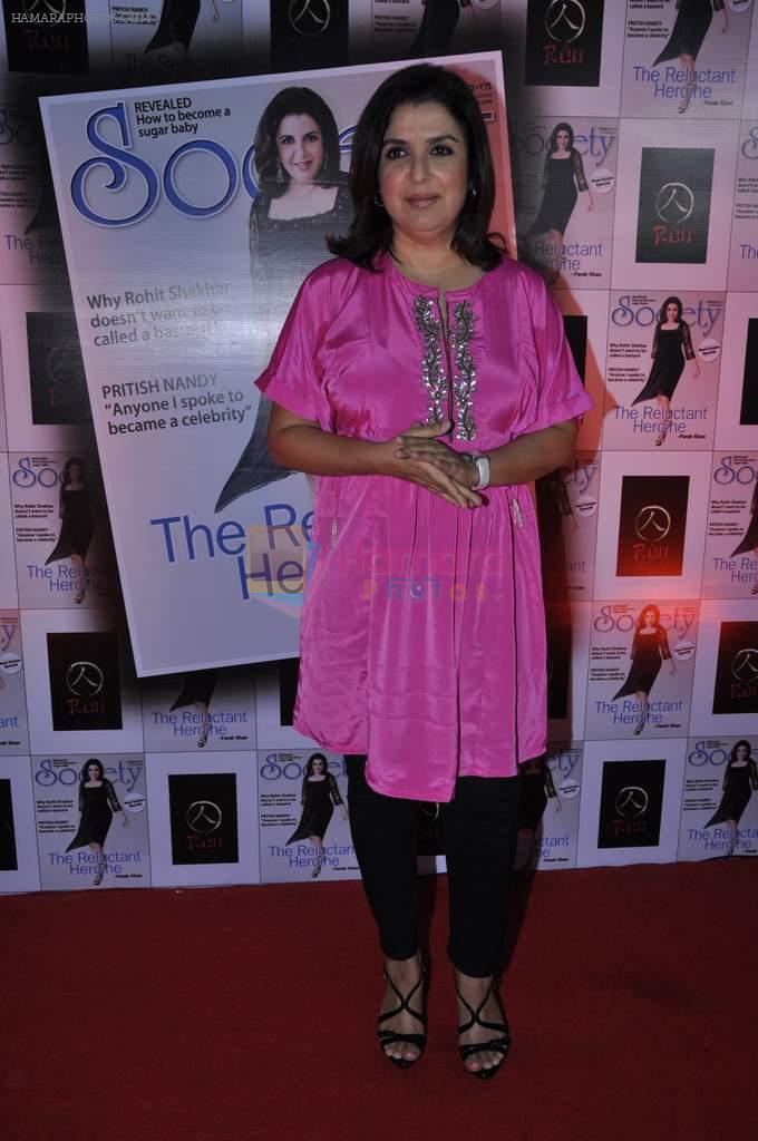 Farah Khan at Society magazine launch followed by bash in Mumbai on 27th Sept 2012