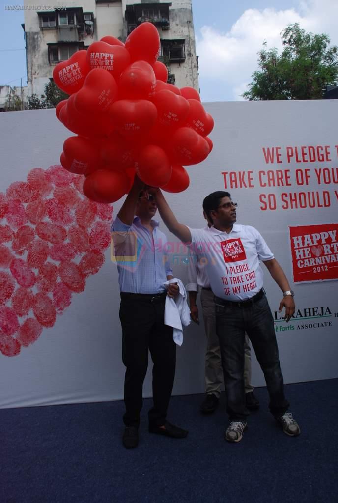 Akshay Kumar celebrates World Heart Day in Mahim on 28th Sept 2012