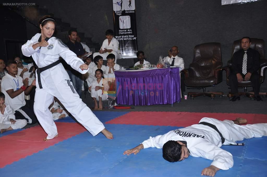 Neetu Chandra get Taekwondo Second Dan Black Belt at The Taekwondo Challenge � 2012 in Once More Studio, Opp. World Gym, Goregaon on 30th Sept 2012