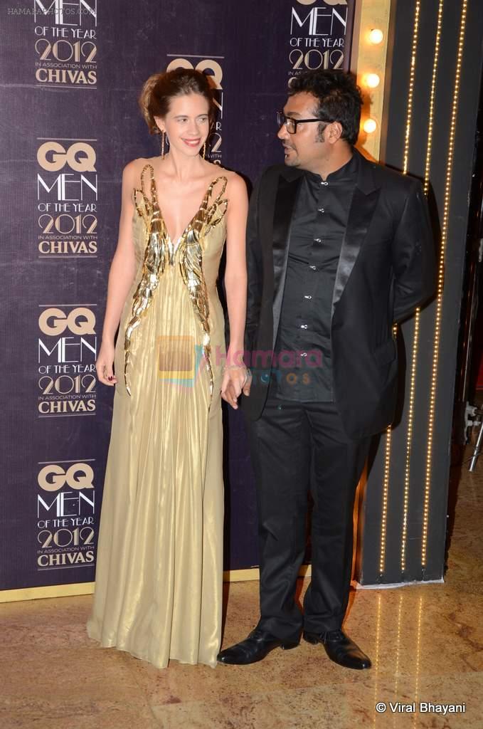 Anurag Kashyap, Kalki Koechlin at GQ Men of the Year 2012 in Mumbai on 30th Sept 2012
