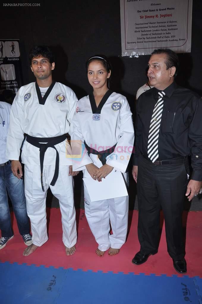 Neetu Chandra get Taekwondo Second Dan Black Belt at The Taekwondo Challenge 2012 in Once More Studio, Opp. World Gym, Goregaon on 30th Sept 2012,1
