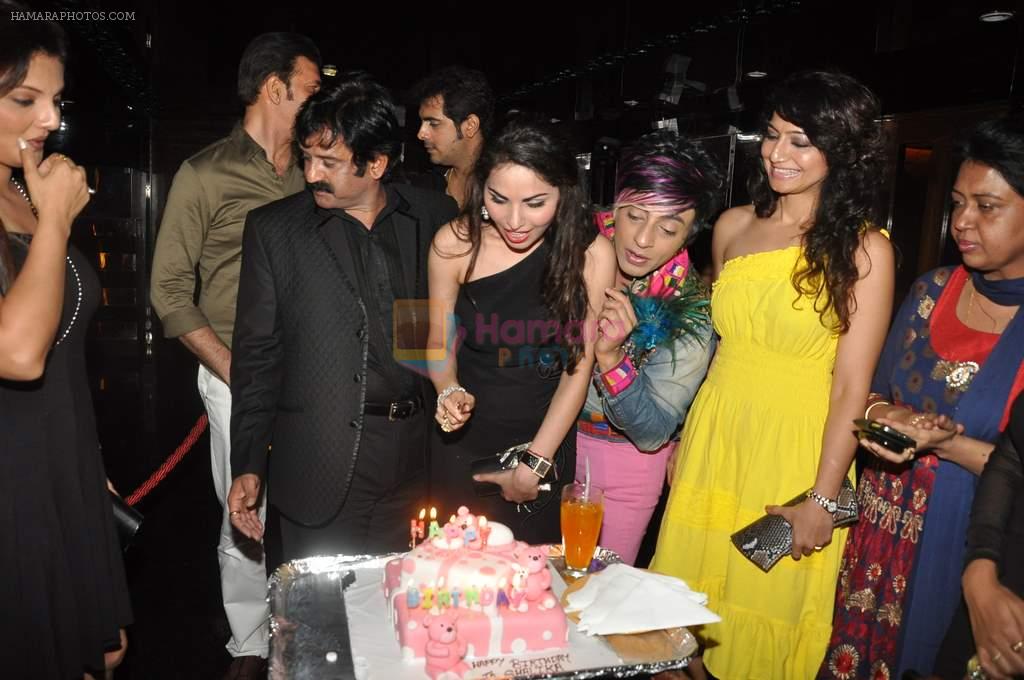 Deepshikha, Kaishav Arora, Rohit Verma, Biba Singh, Aditya Pancholi at Singer Biba Singh party in Andheri, Mumbai on 30thy Sept 2012