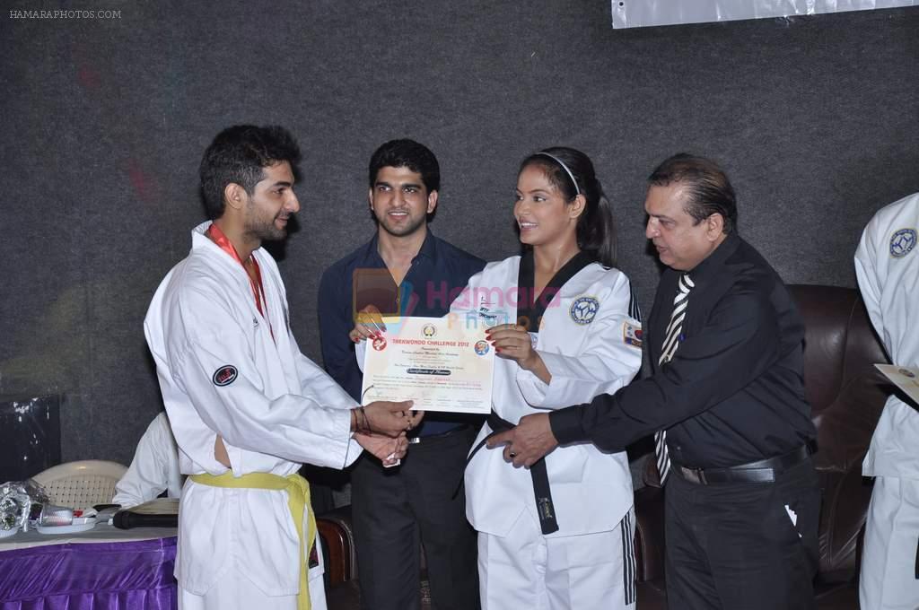 Neetu Chandra get Taekwondo Second Dan Black Belt at The Taekwondo Challenge � 2012 in Once More Studio, Opp. World Gym, Goregaon on 30th Sept 2012