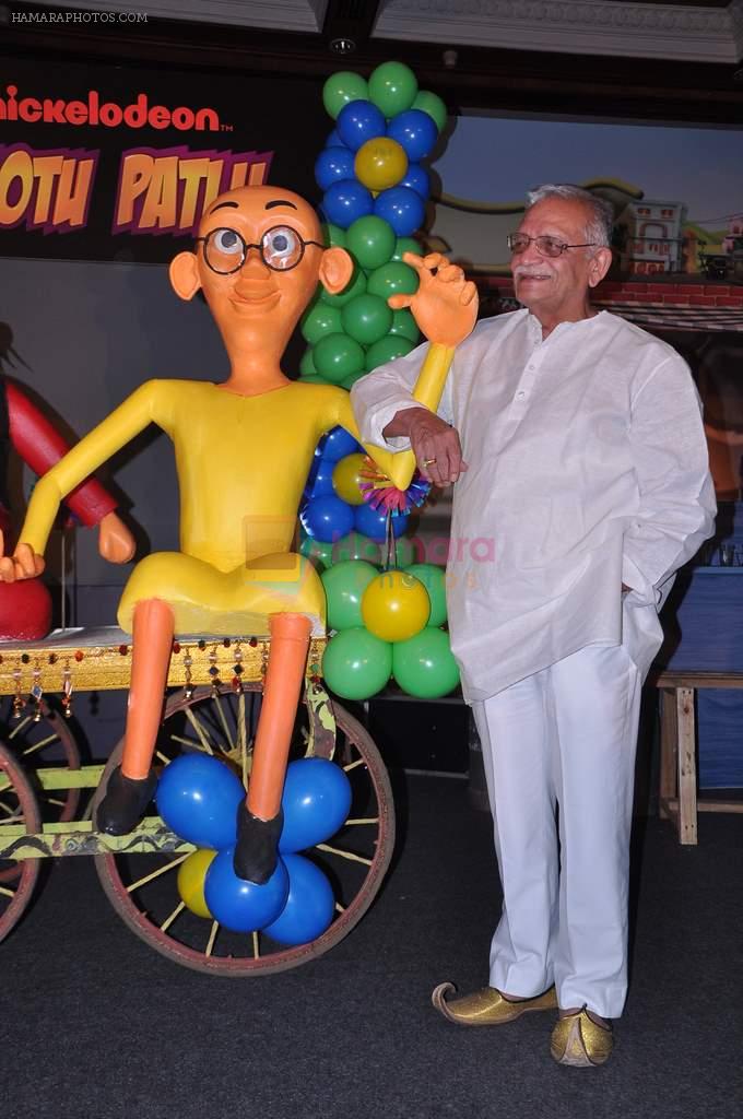 Gulzar at Motu patlu animation launch in Taj Land's End on 4th Oct 2012