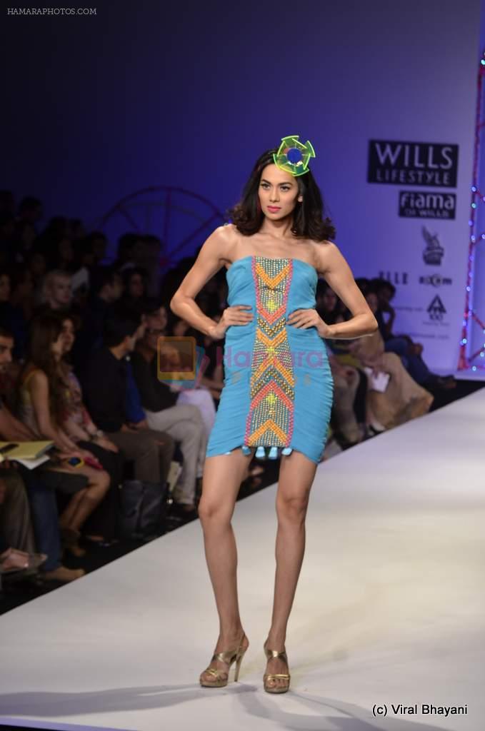 Model walk the ramp for Surily Goel Show at Wills Lifestyle India Fashion Week 2012 day 1 on 6th Oct 2012