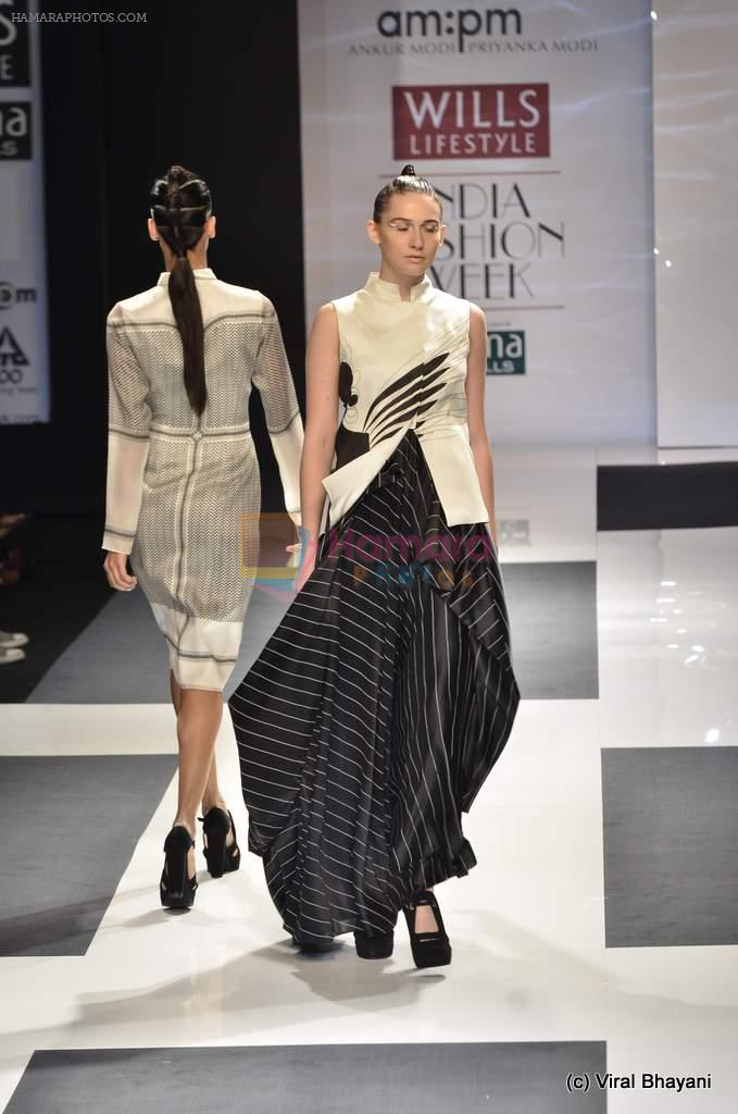 Model walk the ramp for am.pm Show at Wills Lifestyle India Fashion Week 2012 day 2 on 7th Oct 2012