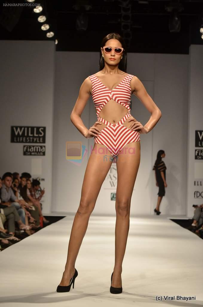 Model walk the ramp for Shivan and Narresh Show at Wills Lifestyle India Fashion Week 2012 day 5 on 10th Oct 2012