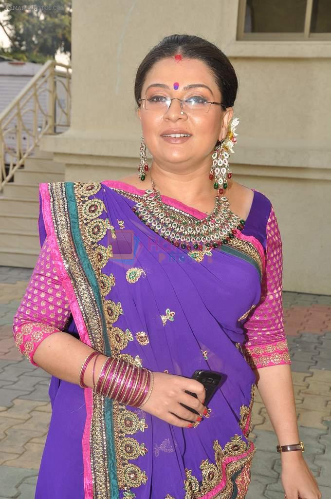 Suchita Trivedi at Star Plus Dandia shoot in Malad, Mumbai on 15th Oct 2012